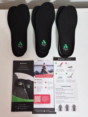 Protalus T100 Elite Insole Women’s 7.5 Men’s 6 Cushion Tri-Plantar Alignment x3